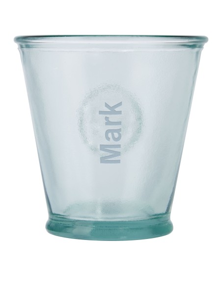 Juego de tres piezas de vidrio reciclado de 250 ml "Copa"