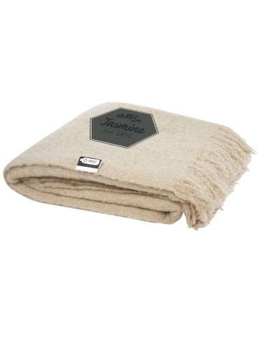 Manta de mohair y RPET "Ivy"