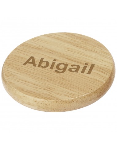 Posavasos de madera con abrebotellas "Scoll"
