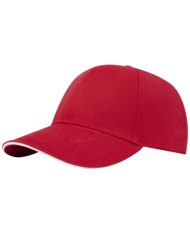 Gorra sandwich reciclada de 6 paneles GRS "Topaz"