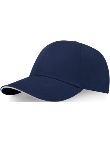 Gorra sandwich reciclada de 6 paneles GRS "Topaz"
