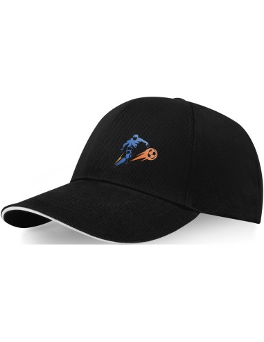 Gorra sandwich reciclada de 6 paneles GRS "Topaz"