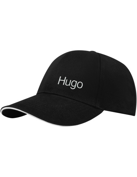 Gorra sandwich reciclada de 6 paneles GRS "Topaz"