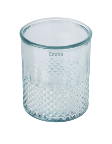 Portavelas de vidrio reciclado para velas...