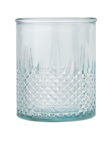 Portavelas de vidrio reciclado para velas...