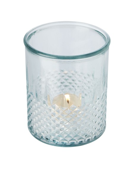 Portavelas de vidrio reciclado para velas flotantes "Estrel"