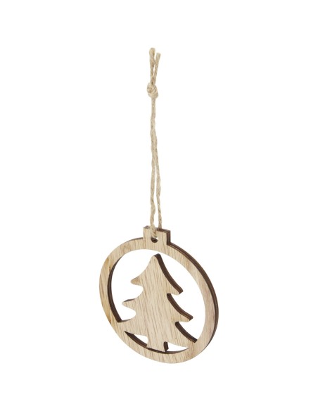 Adorno de madera con árbol "Natall"