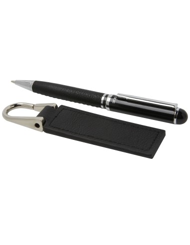 Set de regalo de bolígrafo y llavero "Verse"