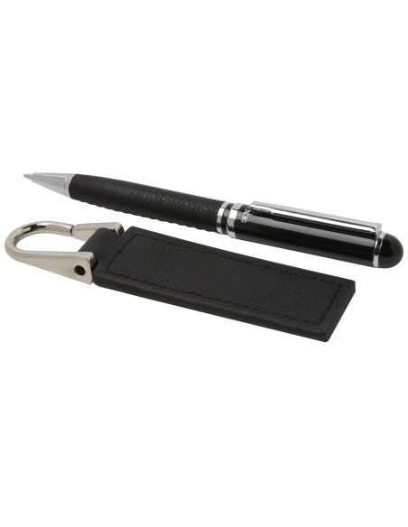 Set de regalo de bolígrafo y llavero "Verse"