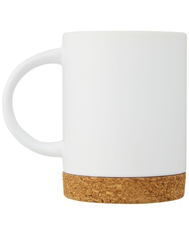 Taza de cerámica de 425 ml con base de corcho...