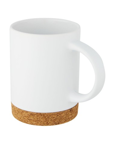 Taza de cerámica de 425 ml con base de corcho...
