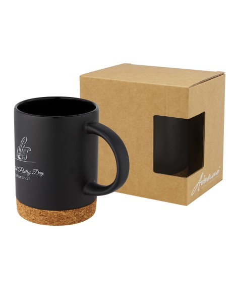 Taza de cerámica de 425 ml con base de corcho "Neiva"