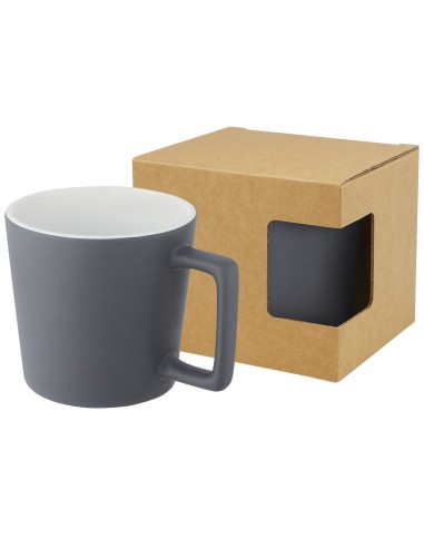 Taza de cerámica de 370 ml con acabado mate "Cali"