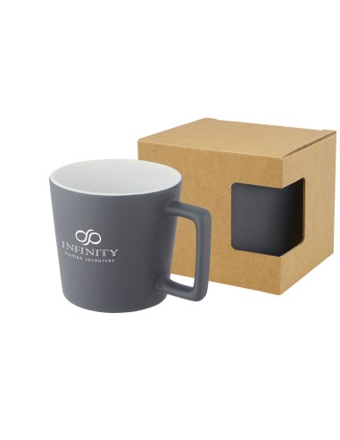 Taza de cerámica de 370 ml con acabado mate "Cali"