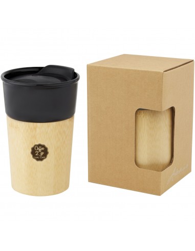 Taza de porcelana de 320 ml con pared exterior...