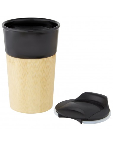 Taza de porcelana de 320 ml con pared exterior...
