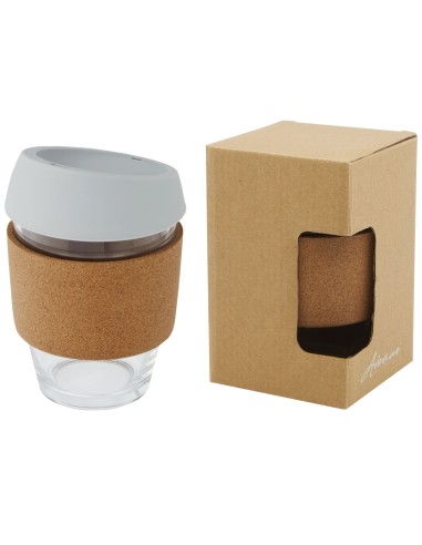 Vaso de vidrio borosilicato de 360 ml con...