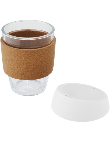 Vaso de vidrio borosilicato de 360 ml con...