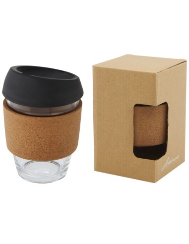 Vaso de vidrio borosilicato de 360 ml con...