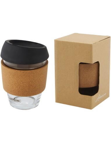 Vaso de vidrio borosilicato de 360 ml con...