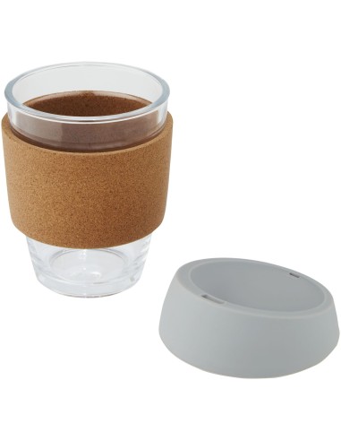 Vaso de vidrio borosilicato de 360 ml con...