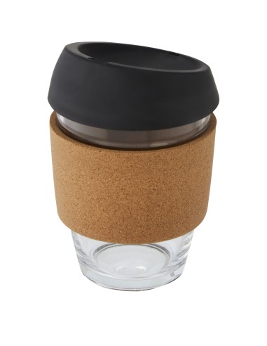 Vaso de vidrio borosilicato de 360 ml con...