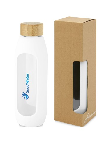 Botella de vidrio borosilicato de 600 ml con...