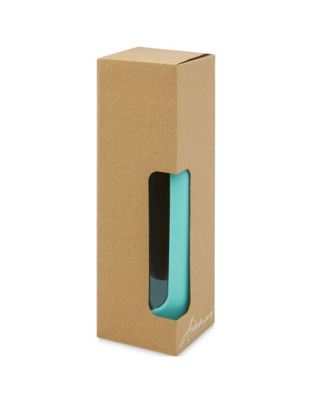Botella de vidrio borosilicato de 600 ml con agarre de silicona "Tidan"