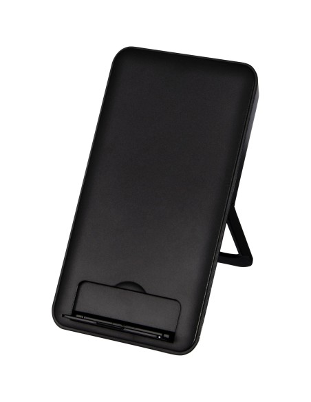 Base de carga inalámbrica de plástico reciclado de 10 W con soporte para teléfono "Loop"