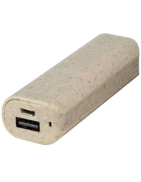 Batería externa de paja de trigo de 1200 mAh "Yoko"
