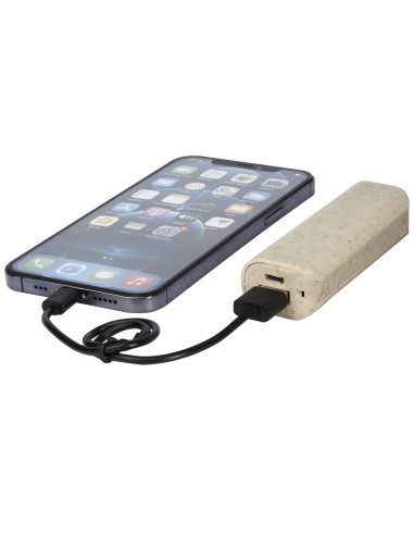 Batería externa de paja de trigo de 1200 mAh...
