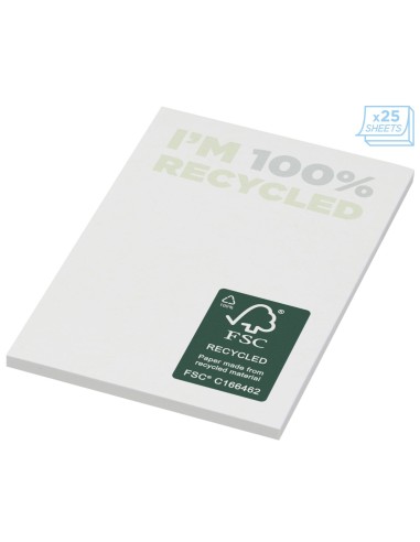 Bloc de notas adhesivas de papel reciclado de...