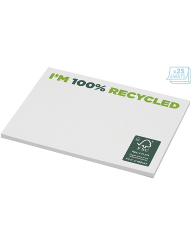 Bloc de notas adhesivas de papel reciclado de...