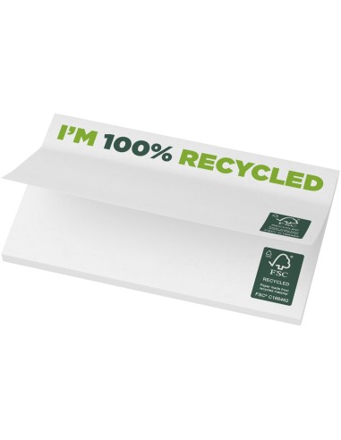 Bloc de notas adhesivas de papel reciclado de 127 x 75 mm "Sticky-Mate®"