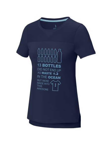 Camiseta Cool fit de manga corta para mujer en GRS reciclado "Borax"