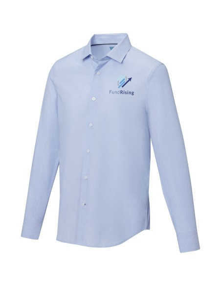 Camiseta orgánica GOTS de manga larga para hombre "Cuprite"