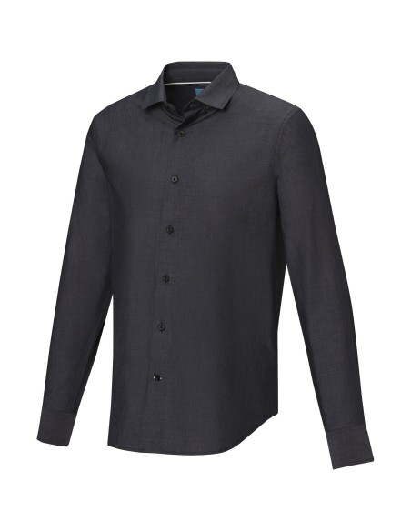Camiseta orgánica GOTS de manga larga para hombre "Cuprite"