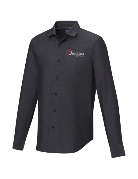 Camiseta orgánica GOTS de manga larga para hombre "Cuprite"