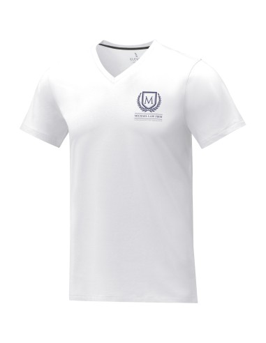 Camiseta de manga corta y cuello en V para...