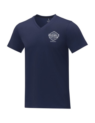 Camiseta de manga corta y cuello en V para...