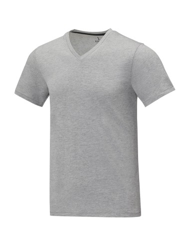 Camiseta de manga corta y cuello en V para...
