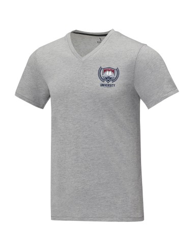 Camiseta de manga corta y cuello en V para...