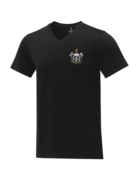 Camiseta de manga corta y cuello en V para hombre "Somoto"