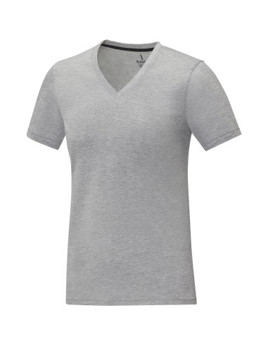 Camiseta de manga corta y cuello en V para...