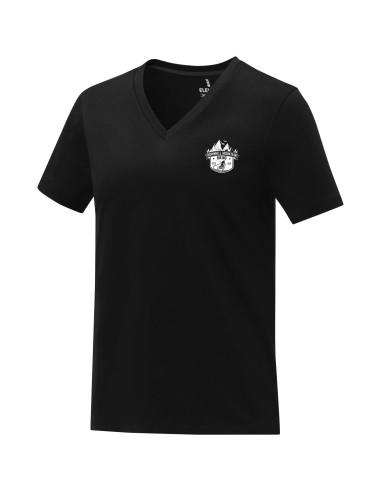 Camiseta de manga corta y cuello en V para...