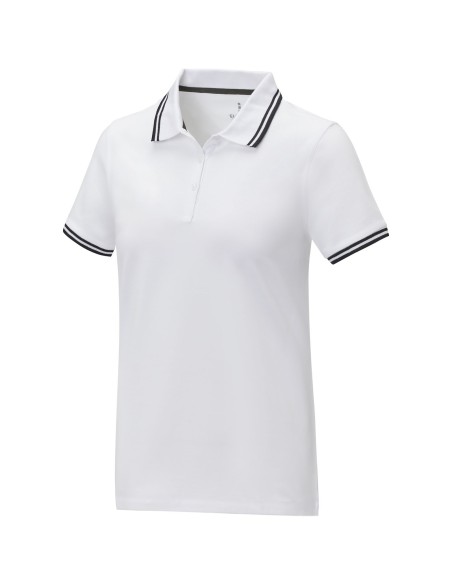 Polo de manga corta con ribete para mujer "Amarago"