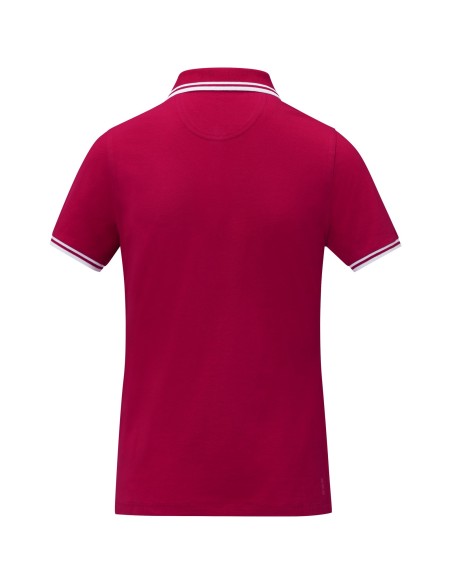 Polo de manga corta con ribete para mujer "Amarago"
