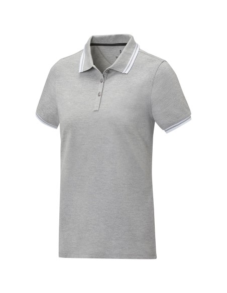 Polo de manga corta con ribete para mujer "Amarago"