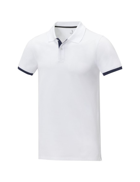 Polo de manga corta de dos tonos para hombre "Morgan"