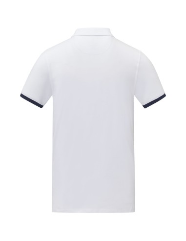 Polo de manga corta de dos tonos para hombre...